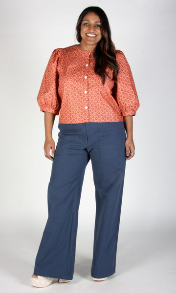 Serin Blouse - Berry Sheaf