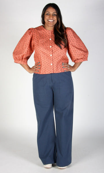 Serin Blouse - Berry Sheaf