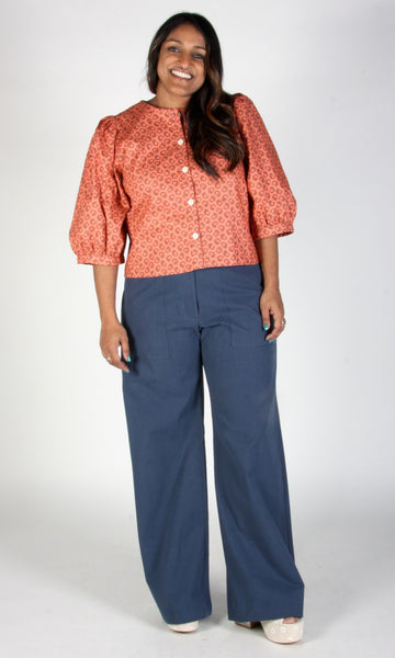 Serin Blouse - Berry Sheaf