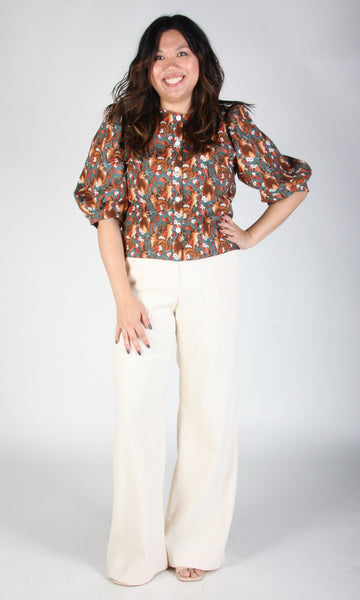 Serin Blouse - Hare Berry