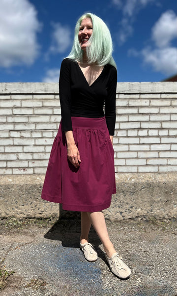 Siskin Skirt - Grape