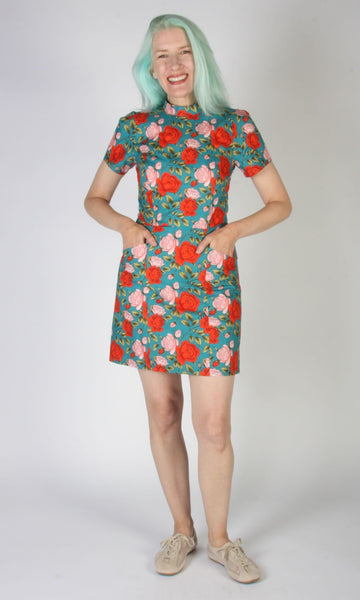Spadebill Dress - Roses