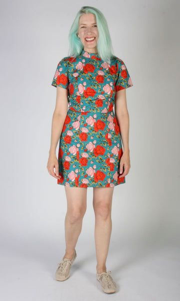 Spadebill Dress - Roses