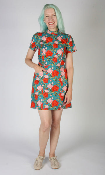 Spadebill Dress - Roses