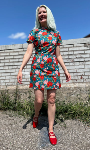 Spadebill Dress - Roses