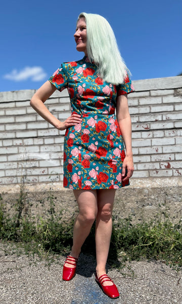 Spadebill Dress - Roses