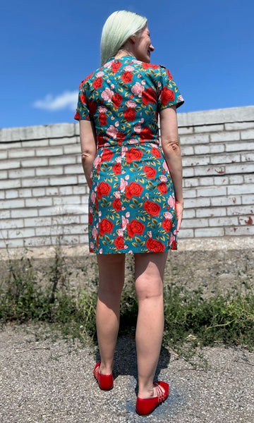 Spadebill Dress - Roses