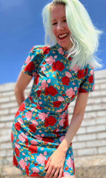 Spadebill Dress - Roses