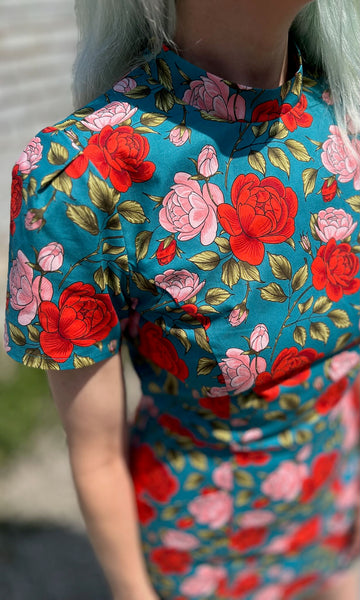 Spadebill Dress - Roses
