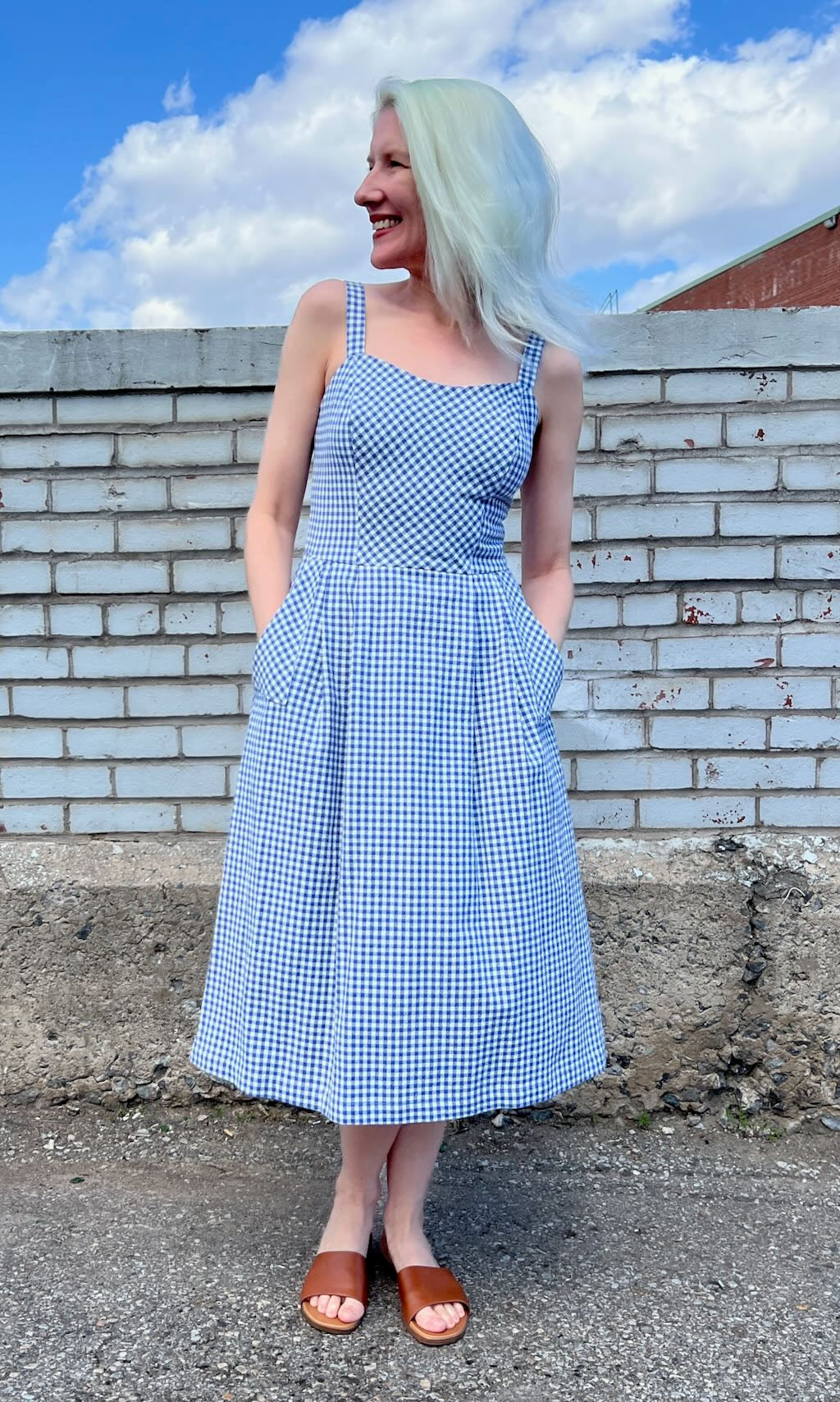 Sparrow Hawk Dress - Blue Gingham