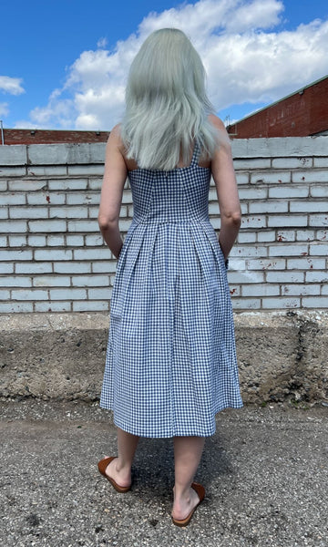 Sparrow Hawk Dress - Blue Gingham