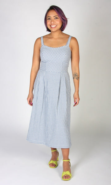 Sparrow Hawk Dress - Blue Gingham