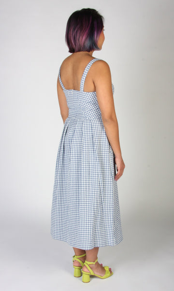 Sparrow Hawk Dress - Blue Gingham