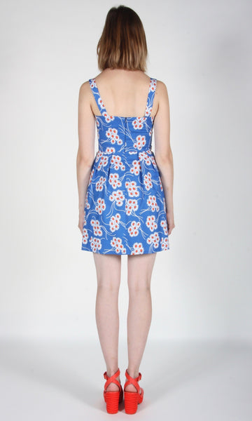 RN1133 - 12 - Starfrontlet Dress - Blue Daisies