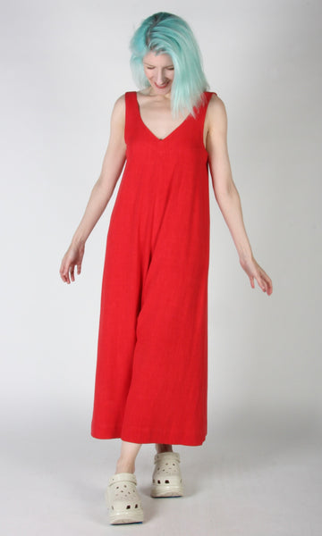 Tawny Pipit Jumpsuit - Red