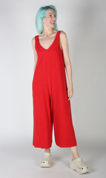 Tawny Pipit Jumpsuit - Red