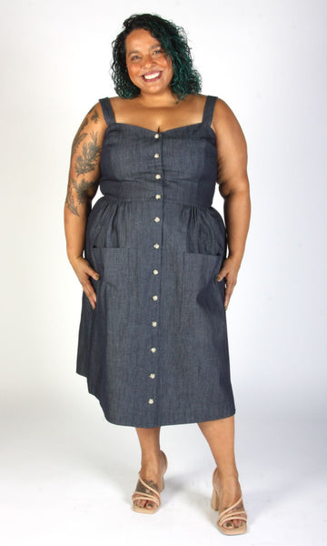 Thistlebird Dress - Dark Wash