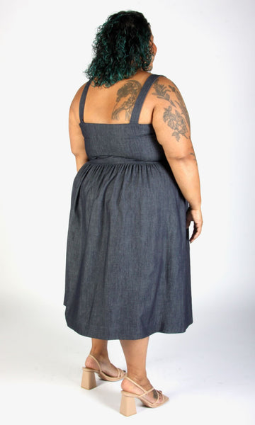 Thistlebird Dress - Dark Wash