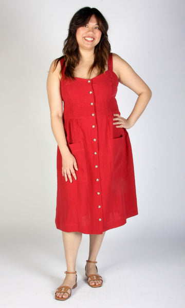 Thistlebird Dress - Geranium