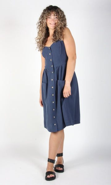 SS709 - 4 - Thistlebird Dress - Dark Wash Denim