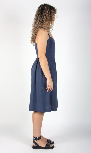 SS709 - 4 - Thistlebird Dress - Dark Wash Denim