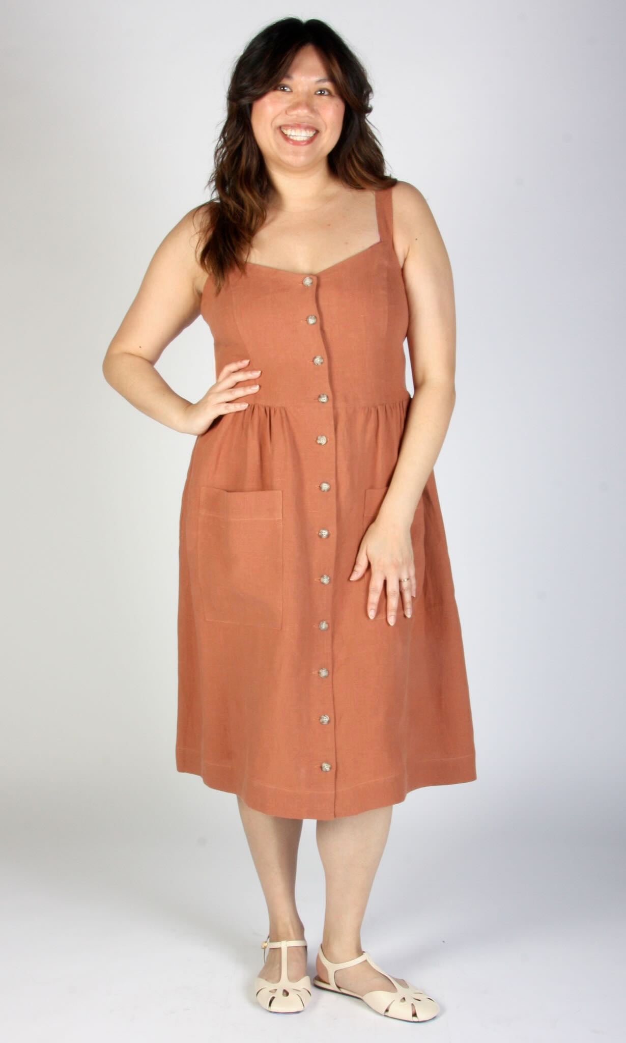 Thistlebird Dress - Nutmeg