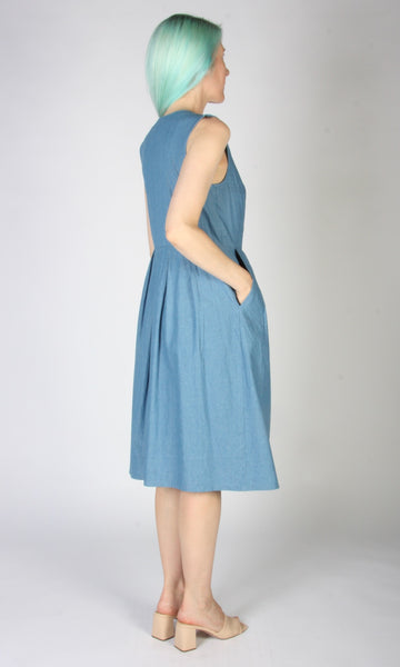 Thunder Pumper Dress - Medium Wash