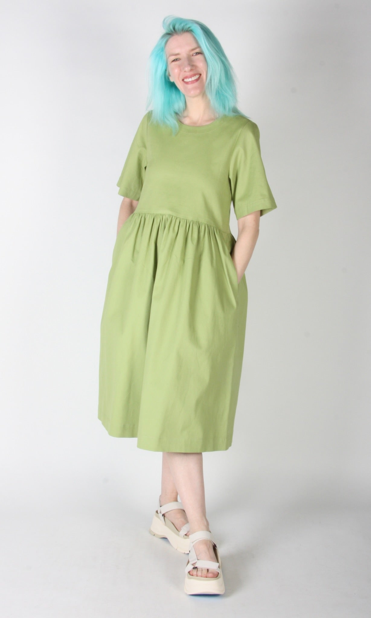 Tiger Shrike Dress - Avocado – Birds of North America