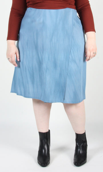RN1417 - S - Tournepierre Skirt - Sand Washed Blue