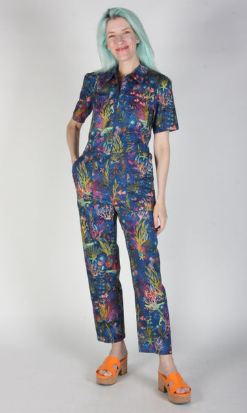 Twillick Jumpsuit - Undersea Gardens