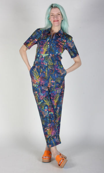 Twillick Jumpsuit - Undersea Gardens