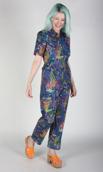 Twillick Jumpsuit - Undersea Gardens