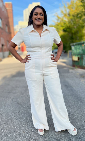 Tyrannulet Jumpsuit - Ecru