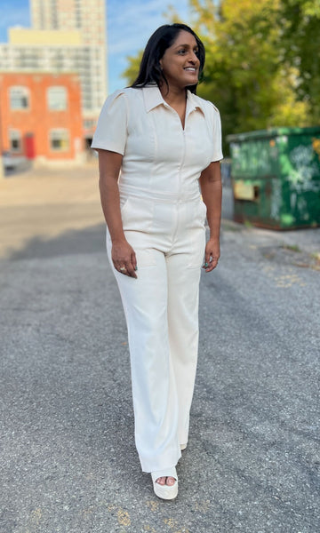 Tyrannulet Jumpsuit - Ecru