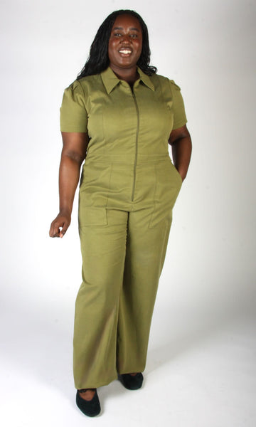 Tyrannulet Jumpsuit - Matcha