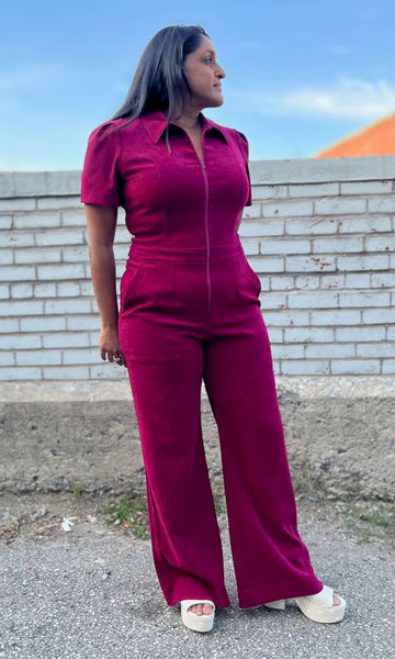 Tyrannulet Jumpsuit - Mulberry