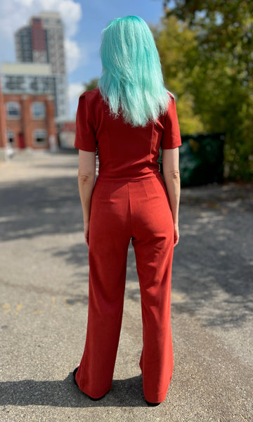 Tyrannulet Jumpsuit - Red Clay