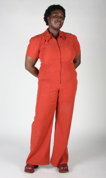 Tyrannulet Jumpsuit - Red Clay