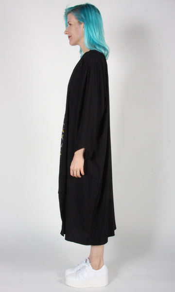 RN1718 - S - Warbler Robe - Black