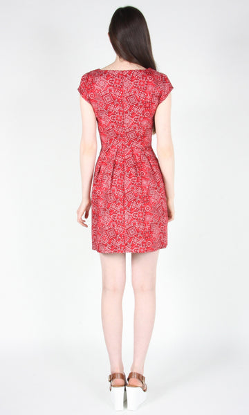 RN1296 - 10 - Waterthrush Dress - Red Bandana