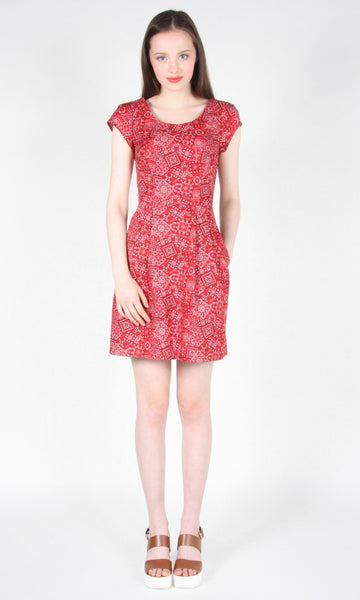 RN1296 - 10 - Waterthrush Dress - Red Bandana