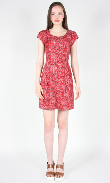 RN1296 - 10 - Waterthrush Dress - Red Bandana