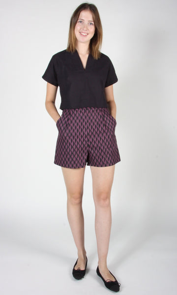 RN1378 - L - Whimbrel Top - Black