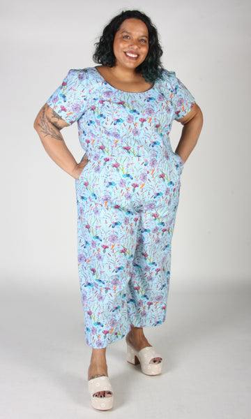 Whinchat Jumpsuit - Flower Toss