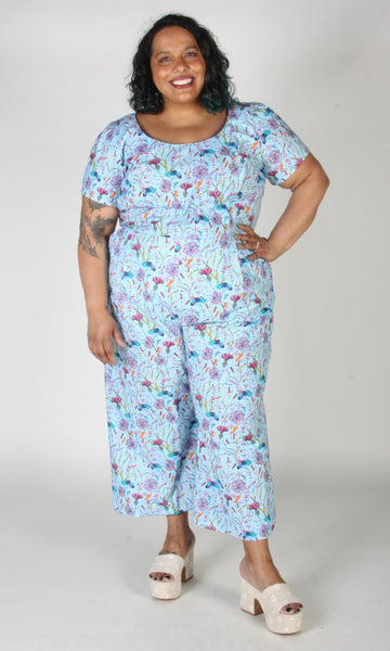 Whinchat Jumpsuit - Flower Toss
