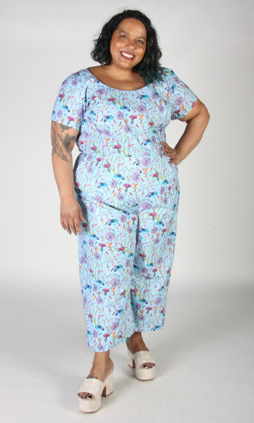 Whinchat Jumpsuit - Flower Toss