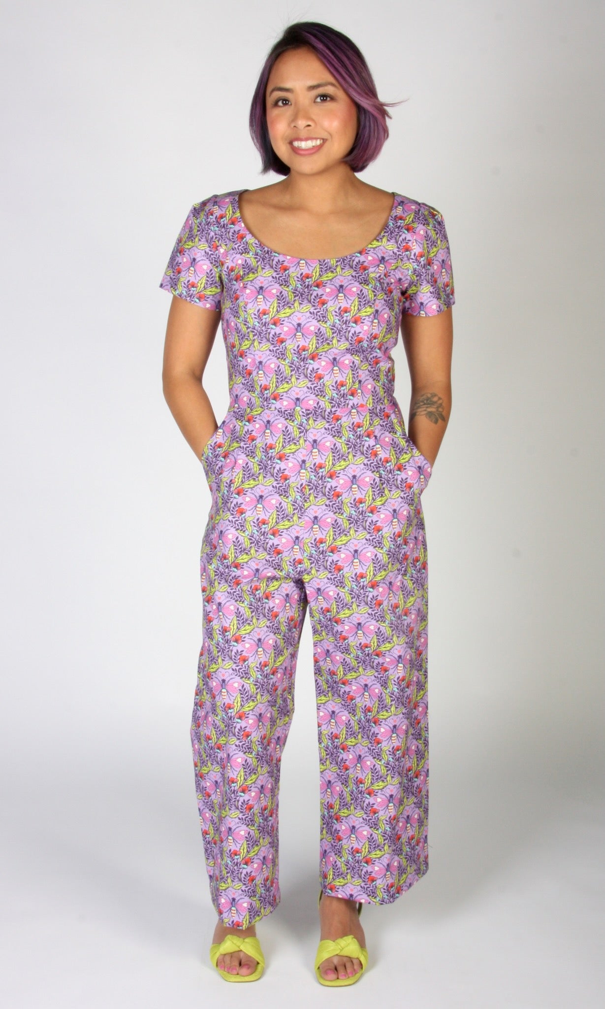 Whinchat Jumpsuit - Love Bugs