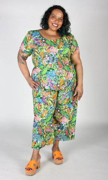 Whinchat Jumpsuit - Parrot Jungle