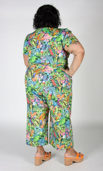 Whinchat Jumpsuit - Parrot Jungle