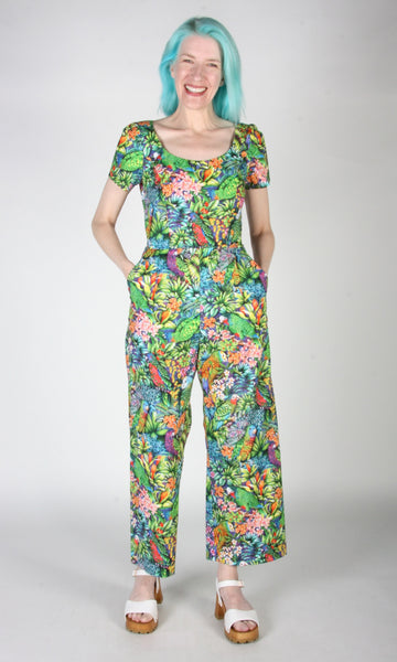Whinchat Jumpsuit - Parrot Jungle